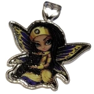 FAIRY princess necklace pendant and chain gift fairy lover